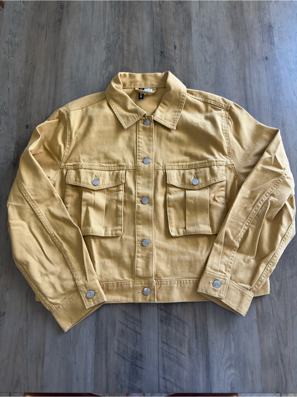 H&M Mustard Yellow Denim Jacket